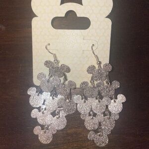 Brand New Disney Mickey Mouse Chandelier Dangle Earrings